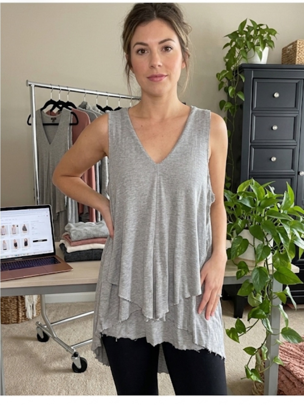 Layered Sleeveless Top